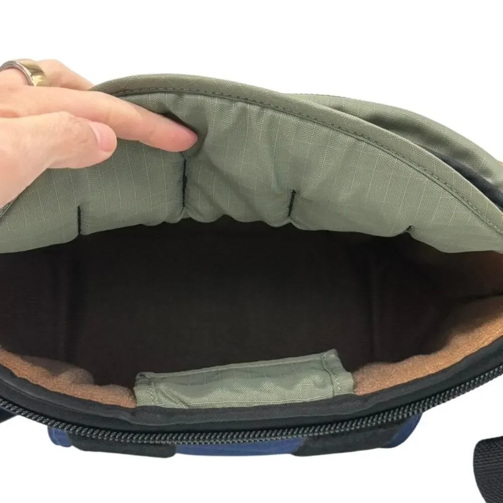 Crumpler Camera Messenger Bag Blue Tech Sling Crossbody Missing Dividers